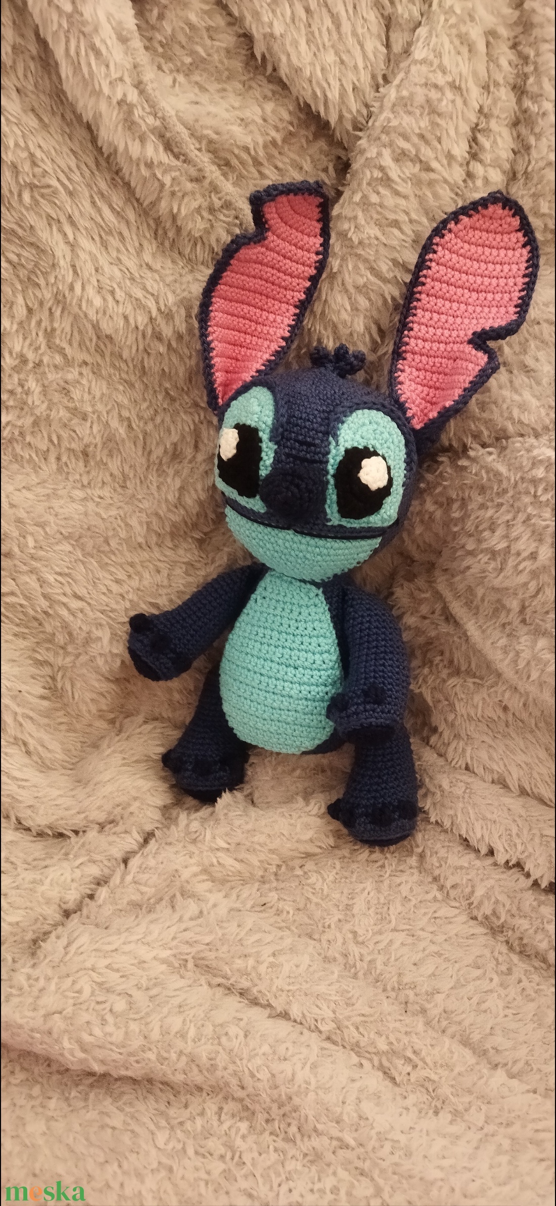 horgolt amigurumi Stich - játék & sport - plüssállat & játékfigura - nyuszi - Meska.hu horgolt amigurumi Stich - játék & sport - plüssállat & játékfigura - nyuszi - Meska.hu