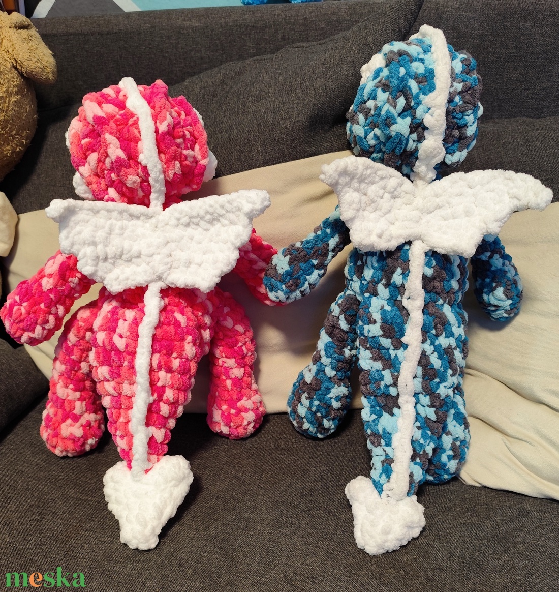 Horgolt Sárkány  - játék & sport - plüssállat & játékfigura - plüss sárkány - Meska.hu