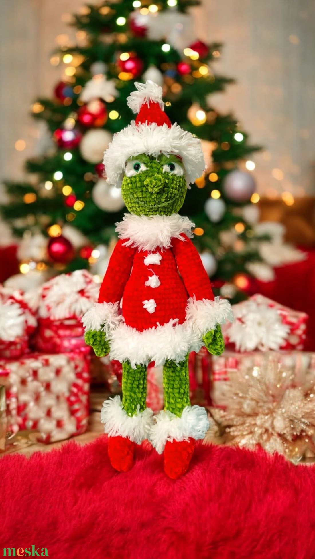 Horgolt Grincs  - játék & sport - plüssállat & játékfigura - más figura - Meska.hu