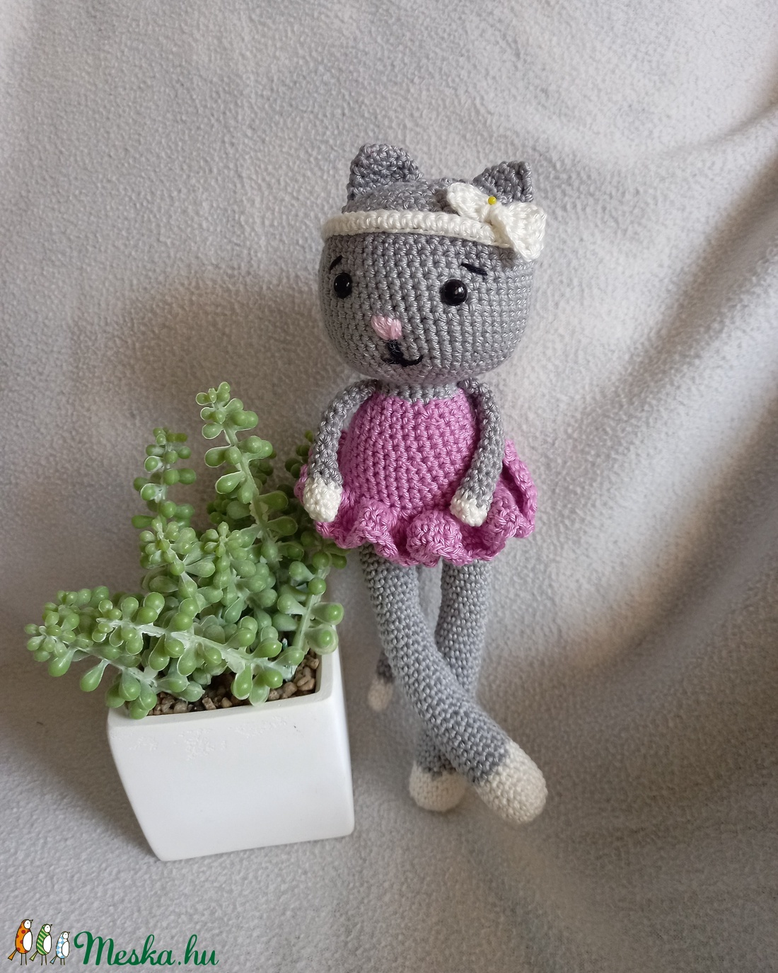 Amigurumi balerina cica - játék & sport - plüssállat & játékfigura - cica - Meska.hu Amigurumi balerina cica - játék & sport - plüssállat & játékfigura - cica - Meska.hu