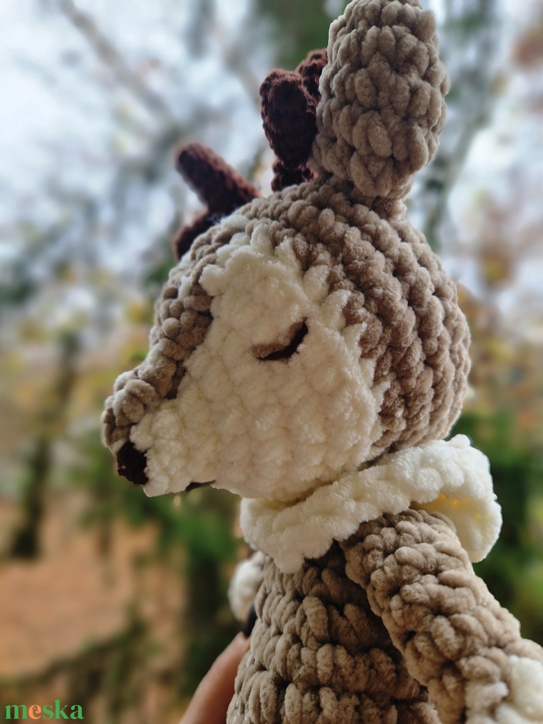 Zsenília szarvas - játék & sport - plüssállat & játékfigura - polip - Meska.hu