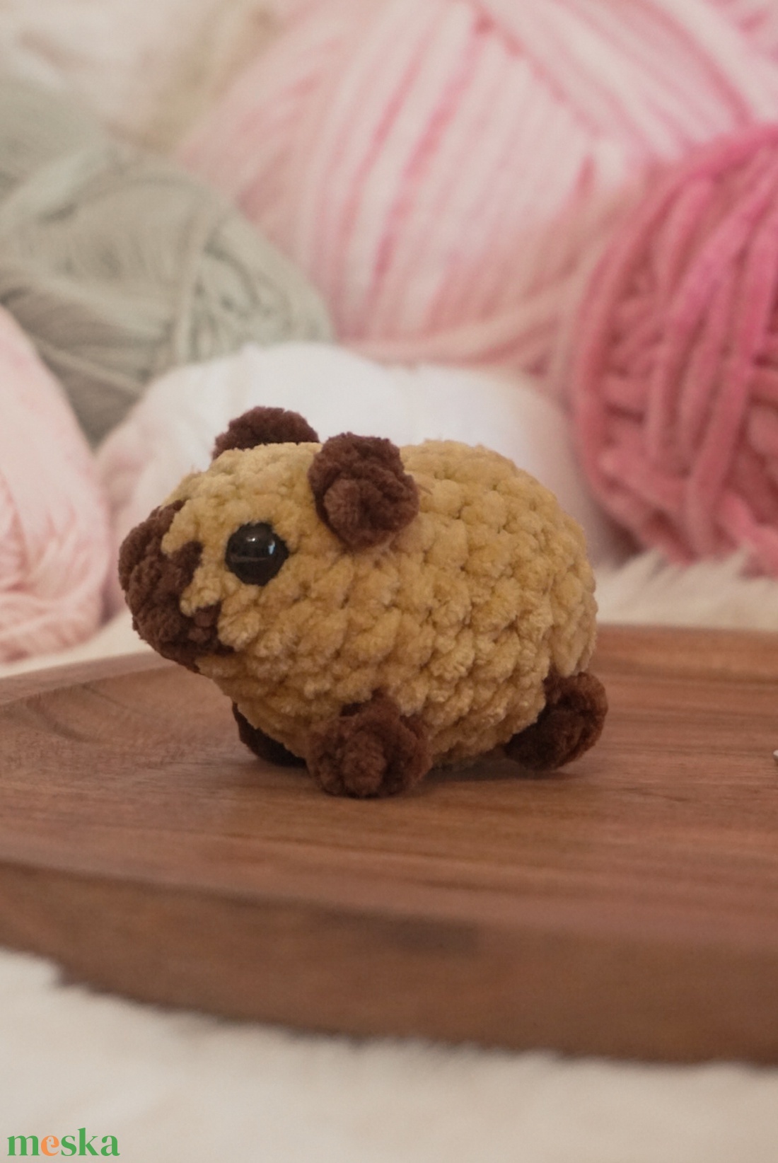 Horgolt Capybara - otthon & életmód - dekoráció - dísztárgy - Meska.hu
