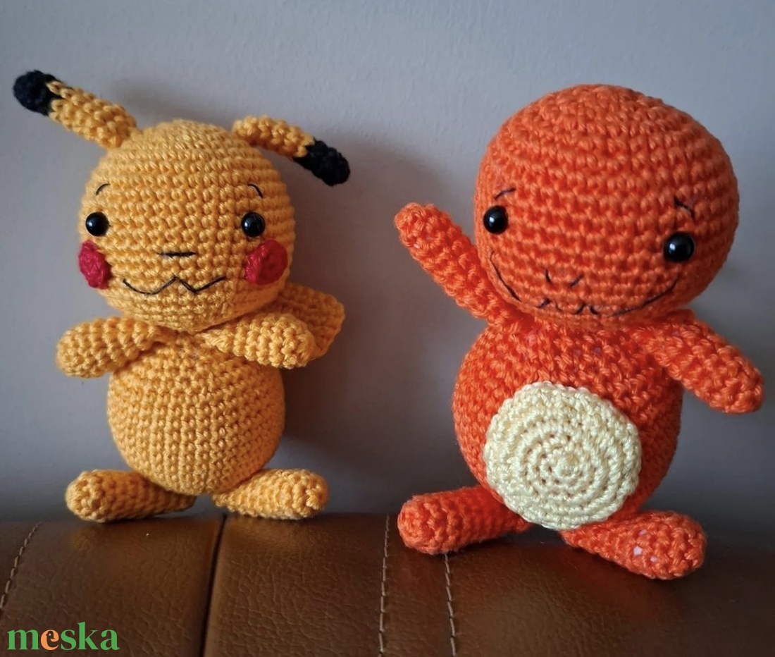 Horgolt Charmander - játék & sport - plüssállat & játékfigura - plüss mesefigurák - Meska.hu Horgolt Charmander - játék & sport - plüssállat & játékfigura - plüss mesefigurák - Meska.hu