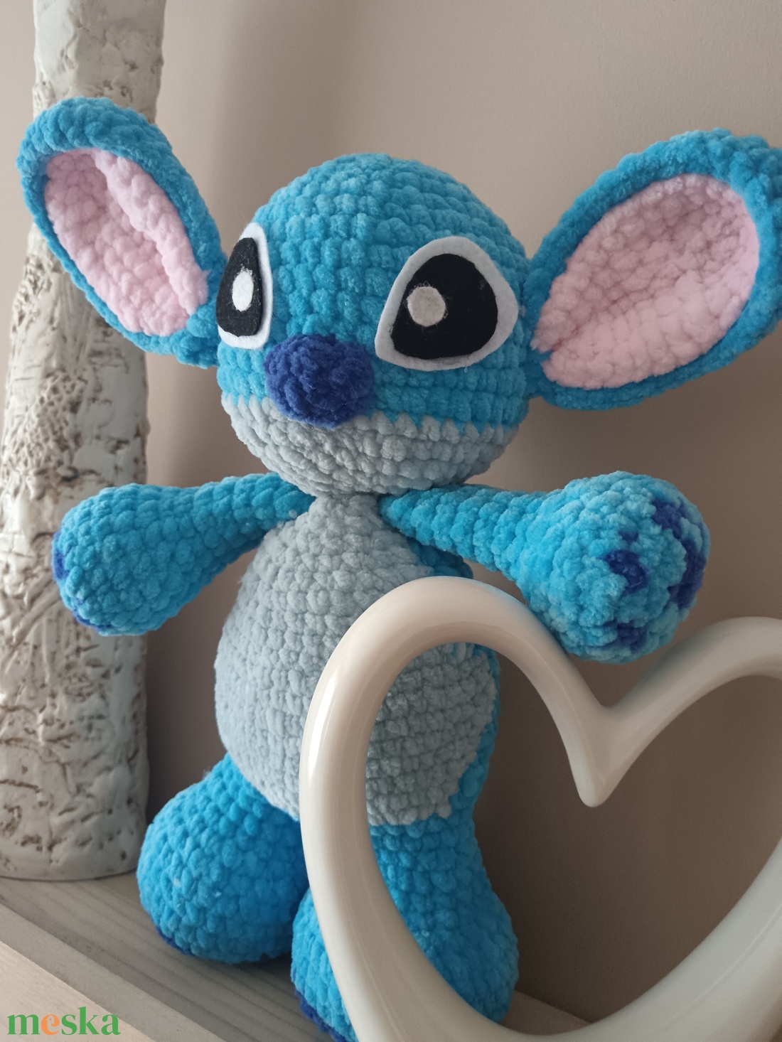 Horgolt stitch - játék & sport - plüssállat & játékfigura - szörnyike - Meska.hu