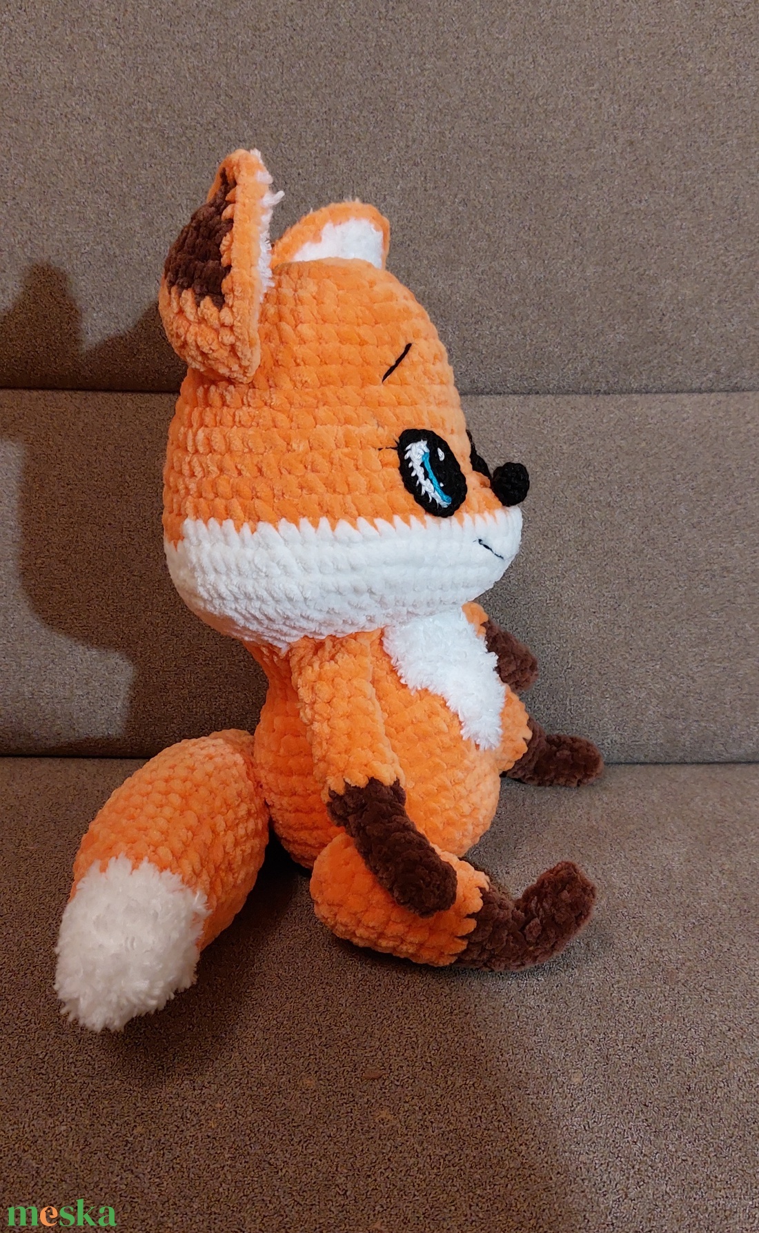 Plüss horgolt róka - játék & sport - plüssállat & játékfigura - róka - Meska.hu