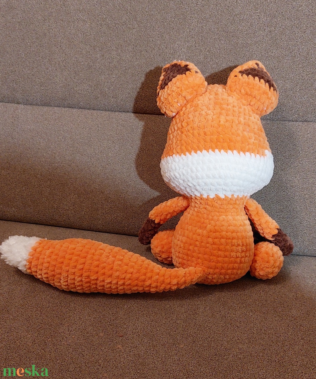 Plüss horgolt róka - játék & sport - plüssállat & játékfigura - róka - Meska.hu