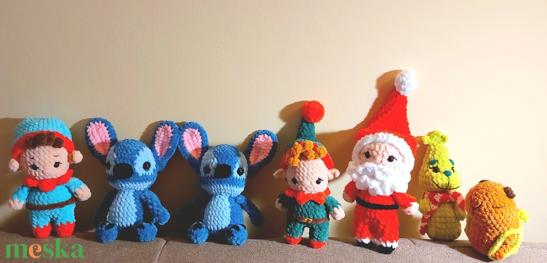 Horgolt Stitch - játék & sport - plüssállat & játékfigura - plüss mesefigurák - Meska.hu