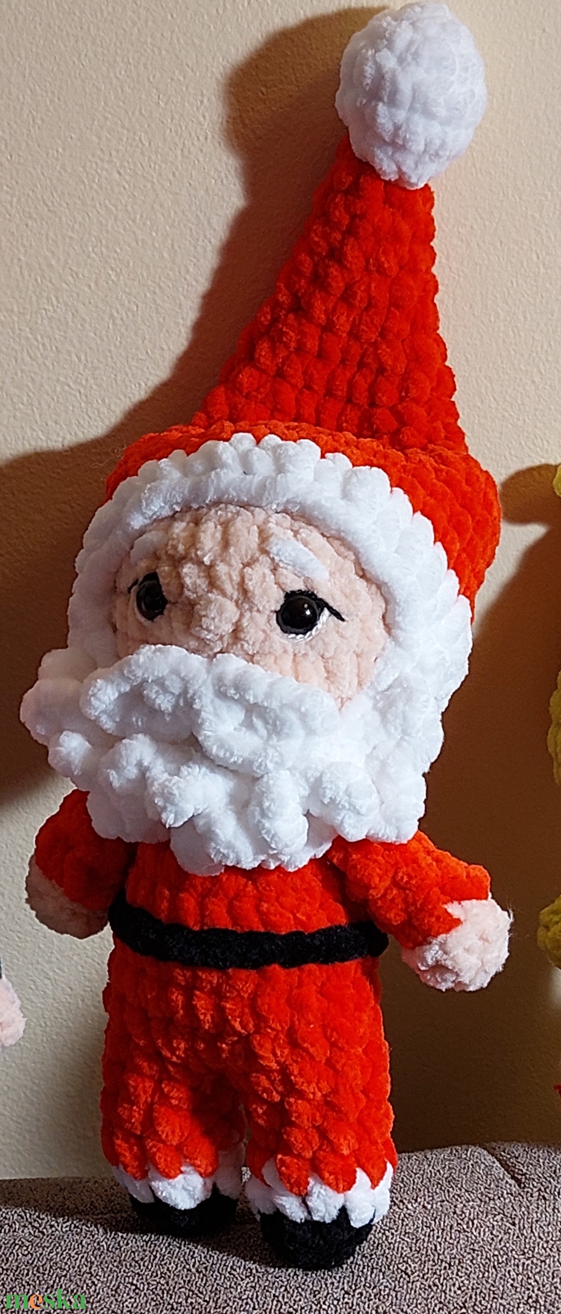 Horgolt Mikulás - játék & sport - plüssállat & játékfigura - más figura - Meska.hu