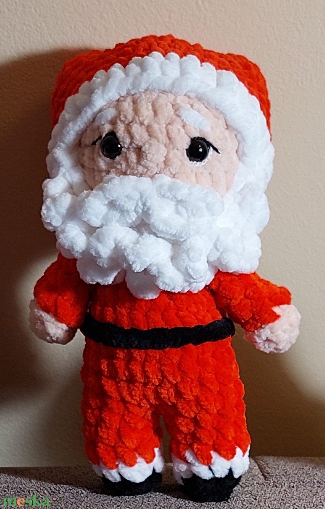 Horgolt Mikulás - játék & sport - plüssállat & játékfigura - más figura - Meska.hu