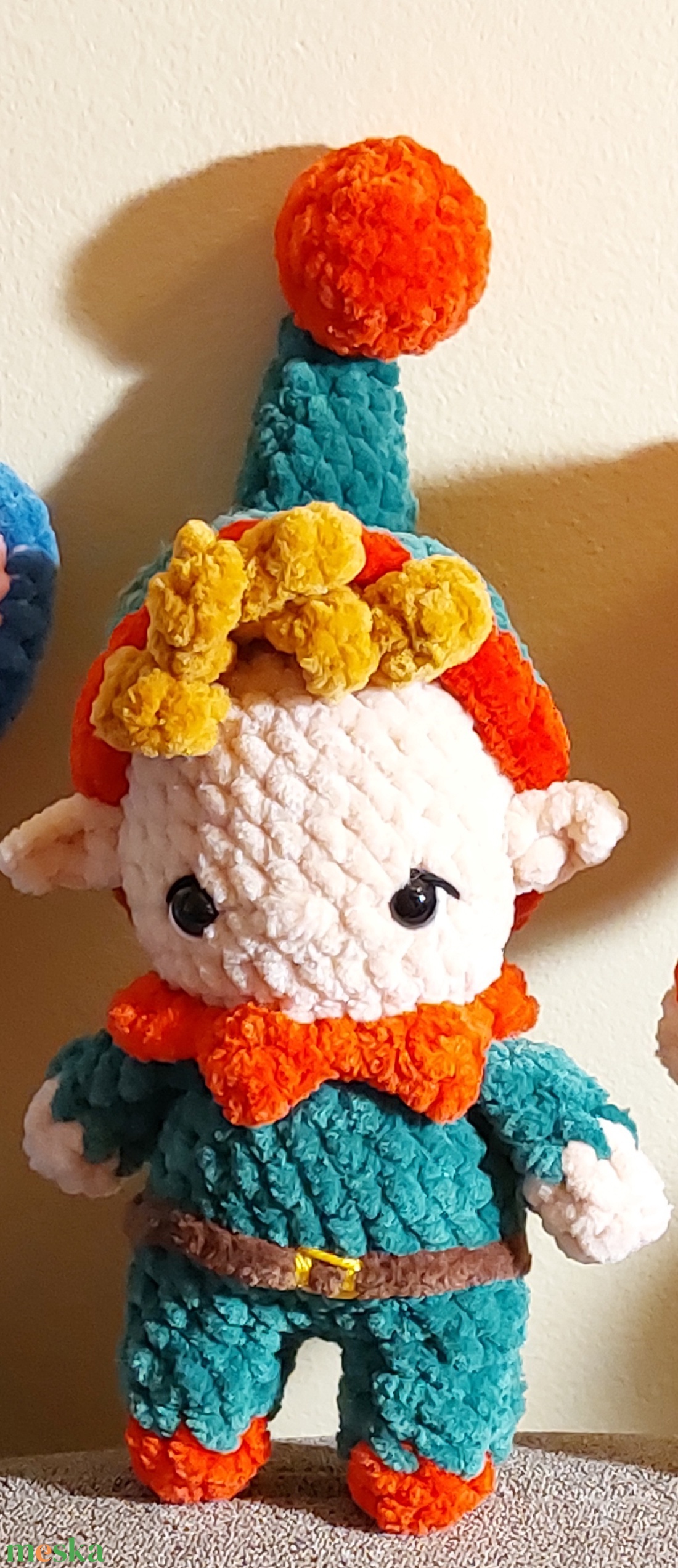 Horgolt manó - játék & sport - 3 éves kor alattiaknak - bevásárlókocsi huzat - Meska.hu