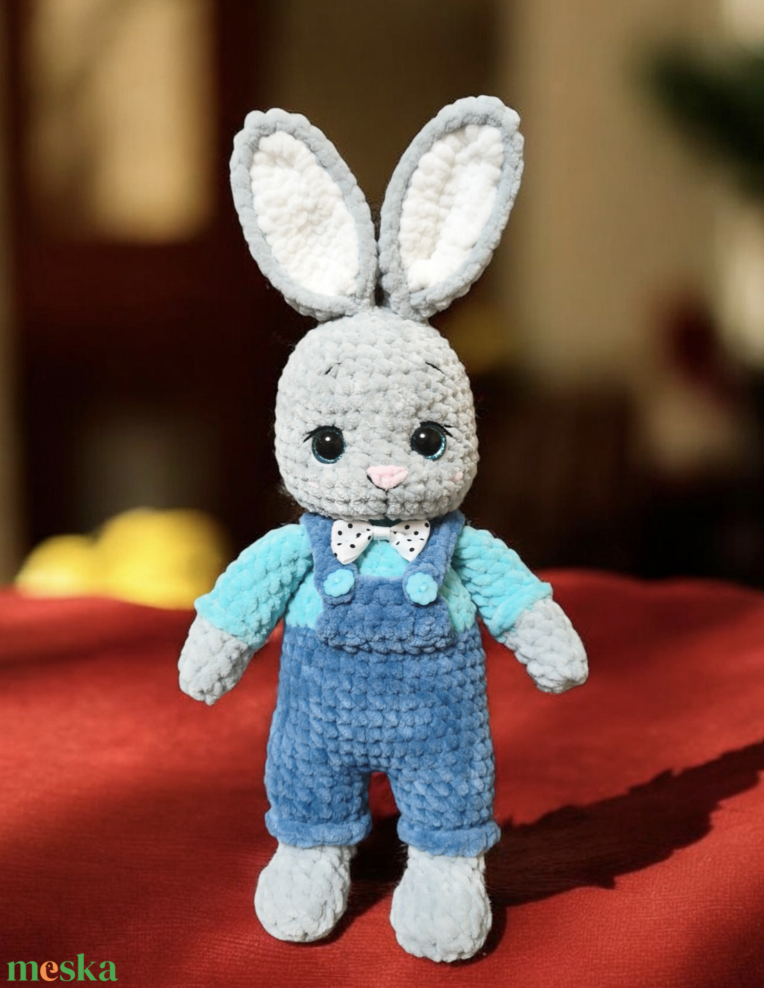 Horgolt Nyuszi - játék & sport - plüssállat & játékfigura - bagoly - Meska.hu