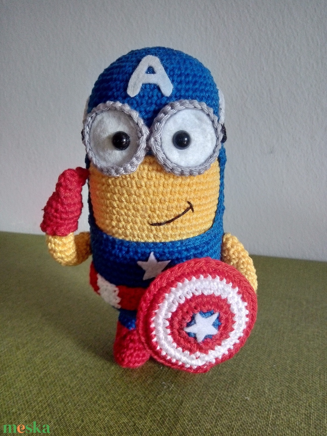 AMERIKA KAPITÁNY MINION - játék & sport - plüssállat & játékfigura - plüss mesefigurák - Meska.hu AMERIKA KAPITÁNY MINION - játék & sport - plüssállat & játékfigura - plüss mesefigurák - Meska.hu