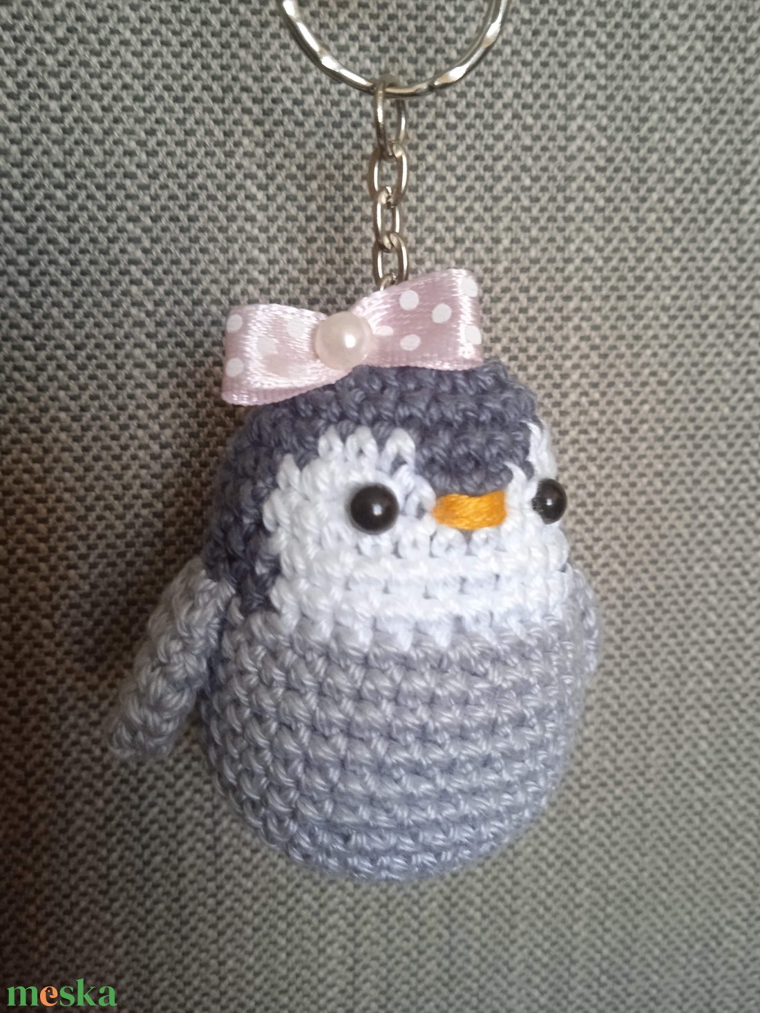 PINGVIN kulcstartó, táskadísz - táska & tok - kulcstartó & táskadísz - kulcstartó - Meska.hu