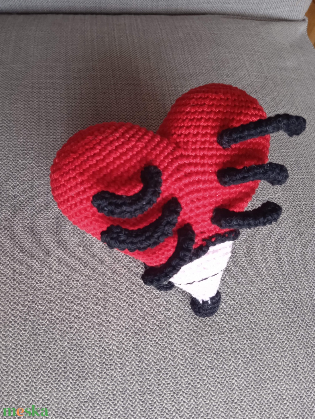 Szív alakú bogár - játék & sport - plüssállat & játékfigura - más figura - Meska.hu