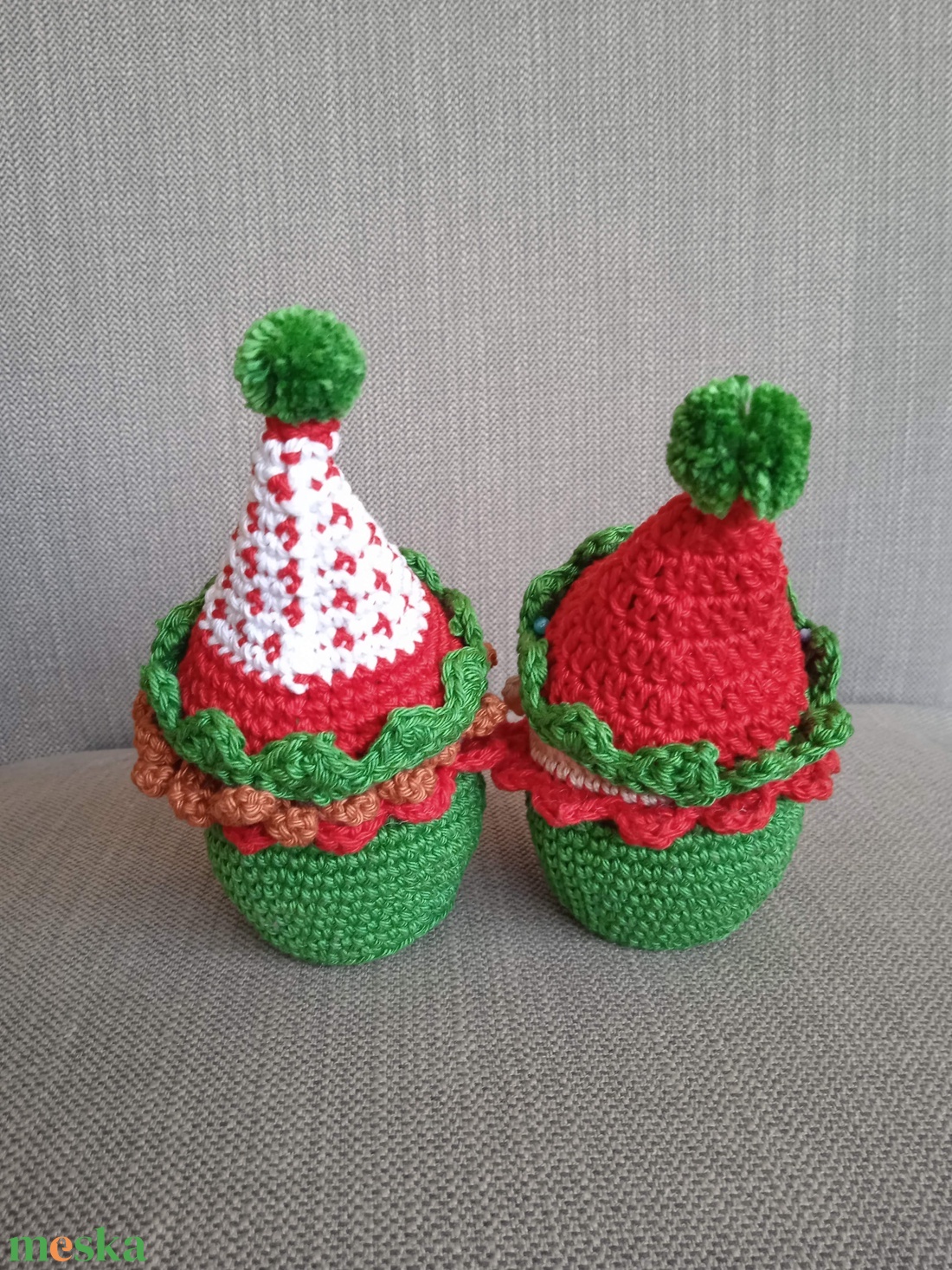 KARÁCSONYI MANÓ MUFFIN (fiúvagy lány) - karácsony - karácsonyi lakásdekoráció - karácsonyi manók, figurák - Meska.hu