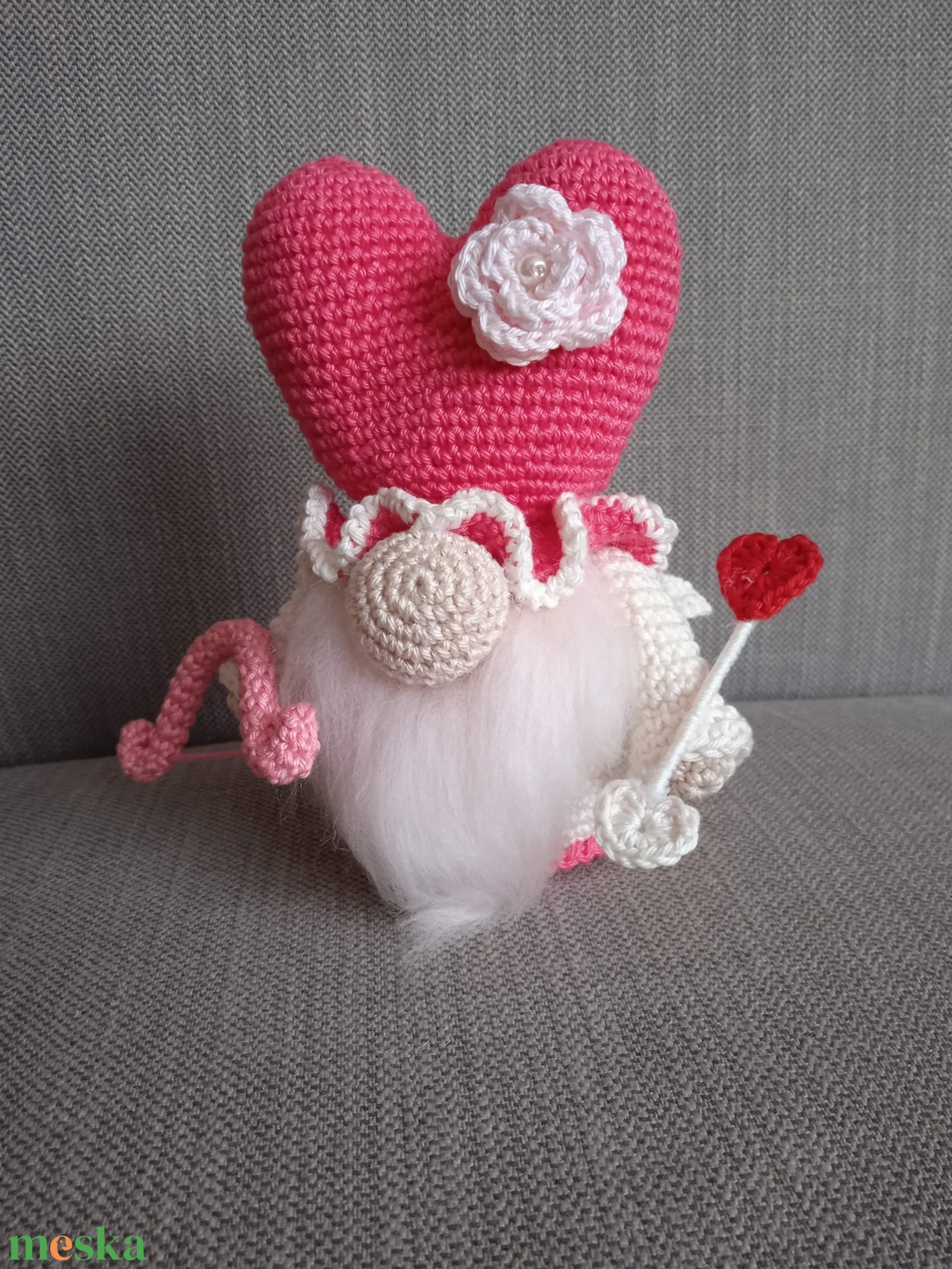 ÁMOR  MANÓ - játék & sport - plüssállat & játékfigura - manó - Meska.hu