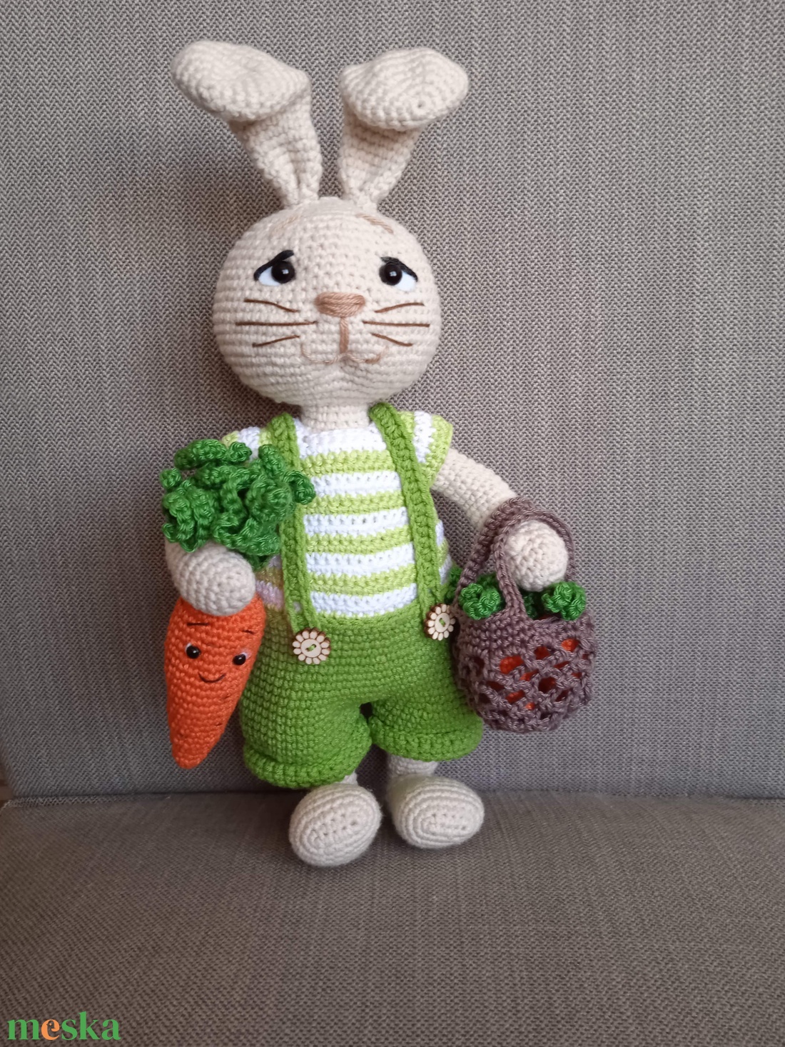 Pajkos nyuszi - játék & sport - plüssállat & játékfigura - nyuszi - Meska.hu