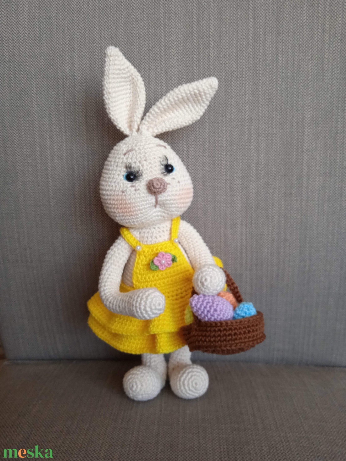 Nyuszilány - játék & sport - plüssállat & játékfigura - nyuszi - Meska.hu