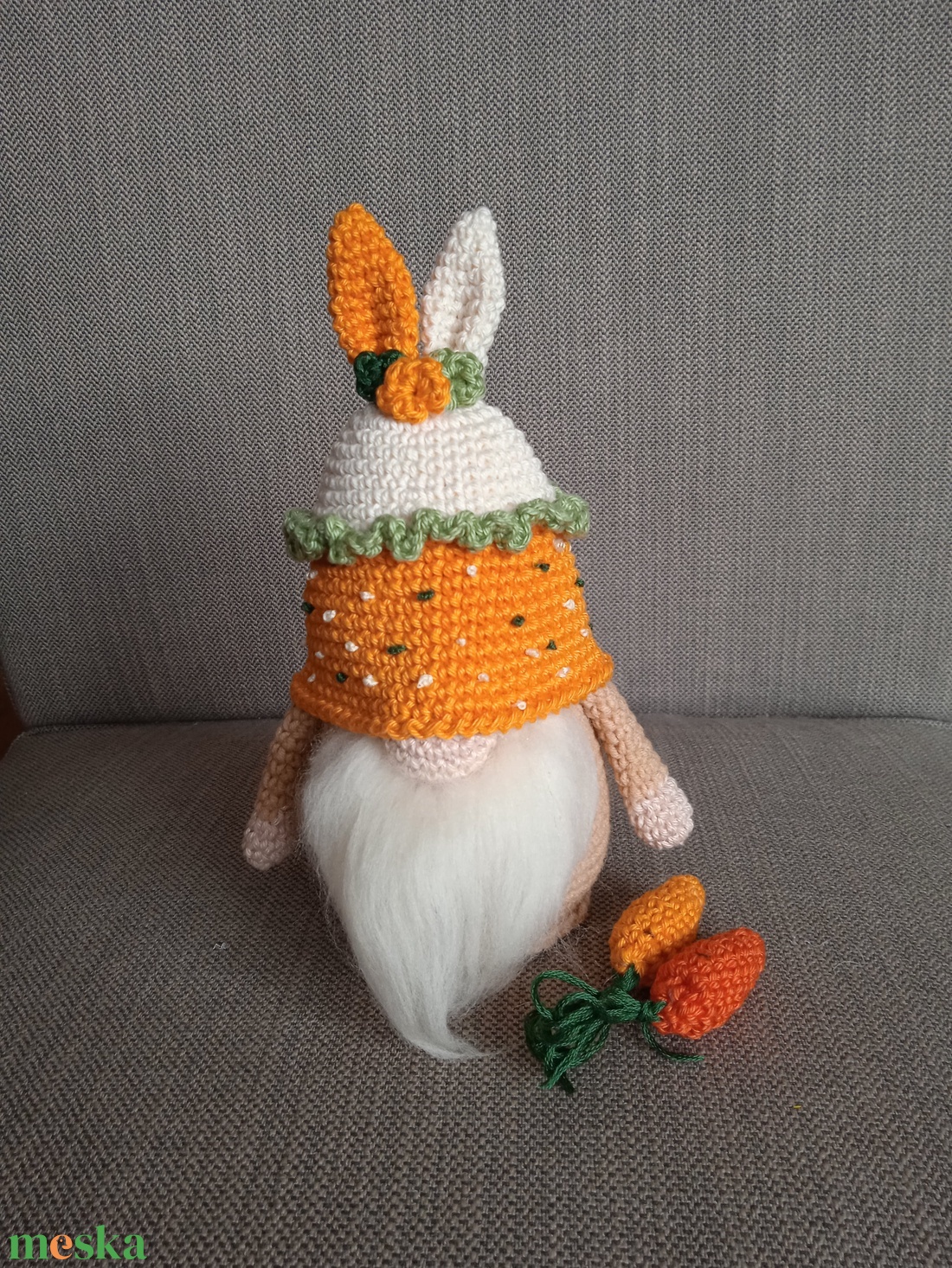 Répatorta nyuszi manó - otthon & életmód - dekoráció - asztal és polc dekoráció - asztaldísz - Meska.hu