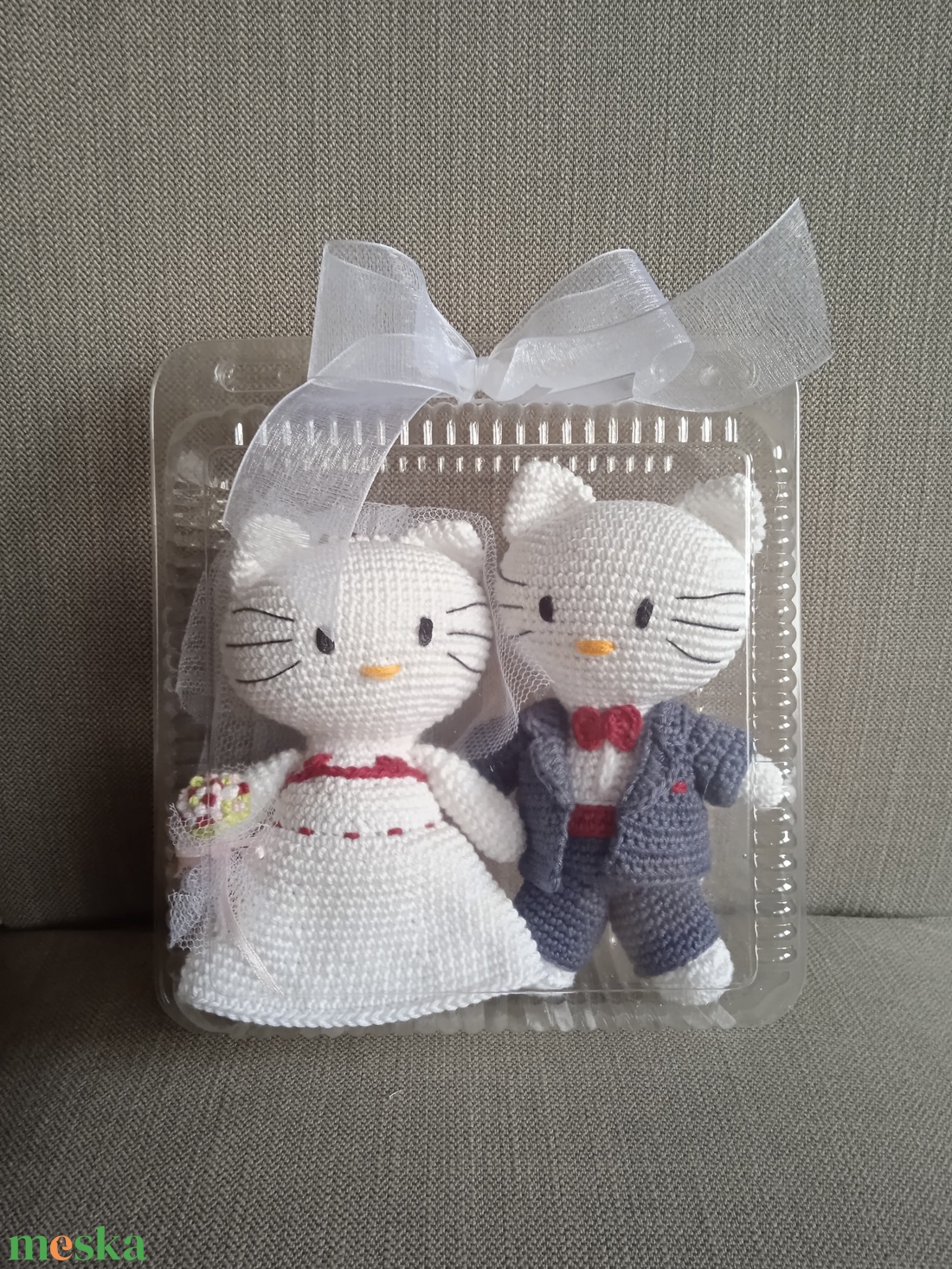 ESKÜVŐI PÁR (Helló Kitty) - játék & sport - plüssállat & játékfigura - más figura - Meska.hu ESKÜVŐI PÁR (Helló Kitty) - játék & sport - plüssállat & játékfigura - más figura - Meska.hu