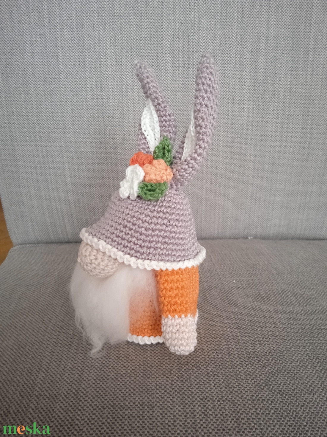 Nyuszi manó - játék & sport - plüssállat & játékfigura - manó - Meska.hu