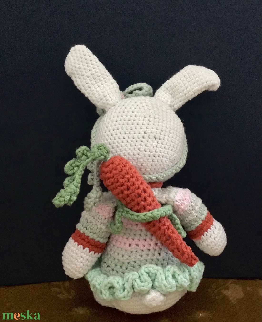 Amigurumi nyuszi répával - játék & sport - plüssállat & játékfigura - nyuszi - Meska.hu