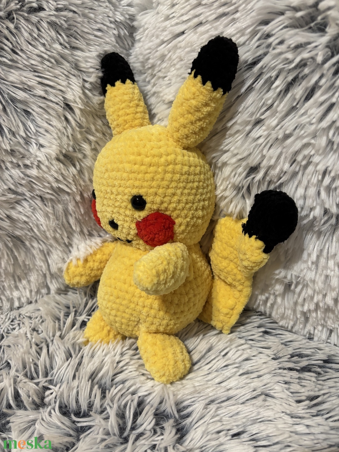 Horgolt Pikachu - játék & sport - plüssállat & játékfigura - plüss mesefigurák - Meska.hu Horgolt Pikachu - játék & sport - plüssállat & játékfigura - plüss mesefigurák - Meska.hu