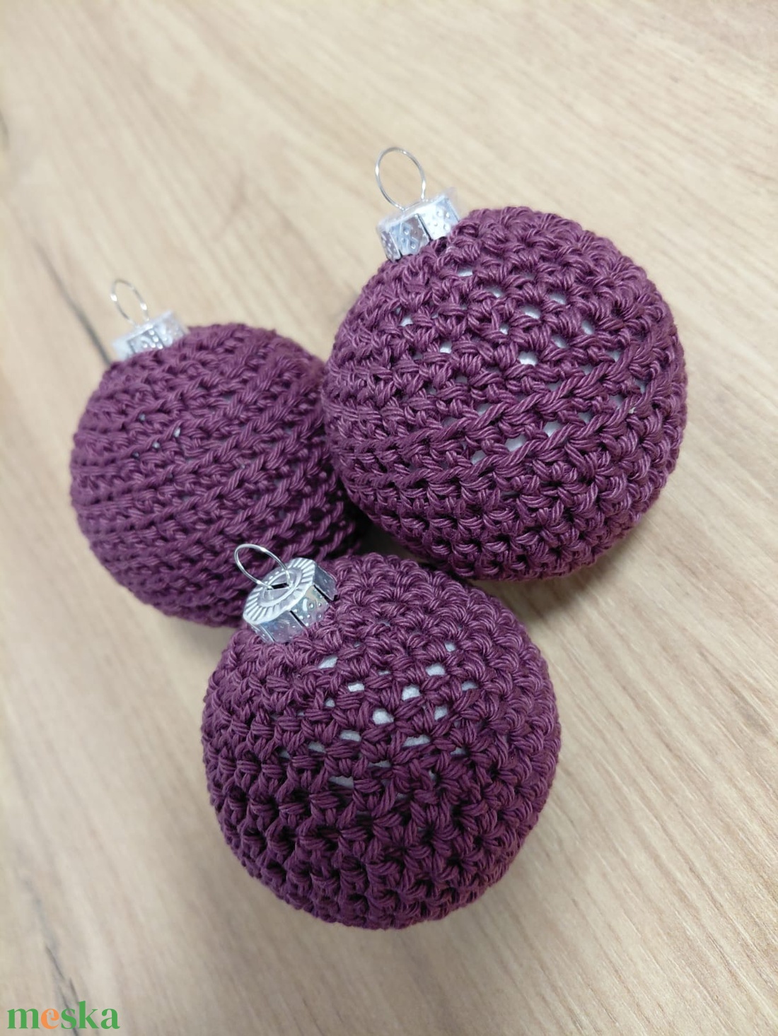 Horgolt karácsonyi gömb  - karácsony - karácsonyi lakásdekoráció - karácsonyfadíszek - Meska.hu Horgolt karácsonyi gömb  - karácsony - karácsonyi lakásdekoráció - karácsonyfadíszek - Meska.hu