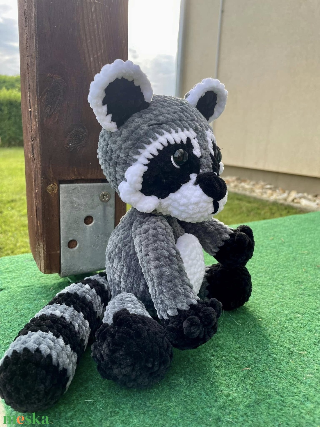 Horgolt mosómedve - játék & sport - plüssállat & játékfigura - maci - Meska.hu