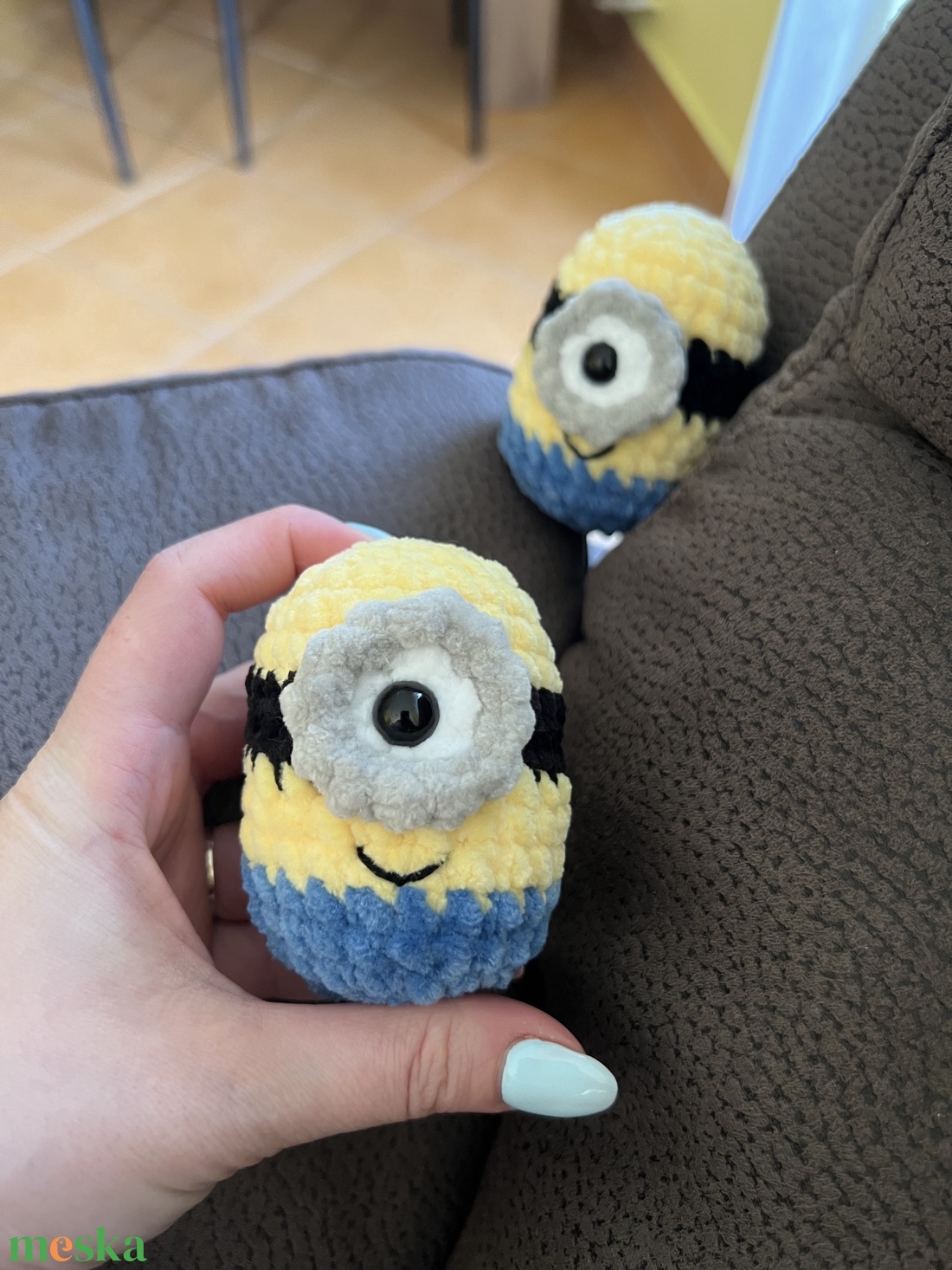 Mini horgolt minyon - játék & sport - plüssállat & játékfigura - plüss mesefigurák - Meska.hu Mini horgolt minyon - játék & sport - plüssállat & játékfigura - plüss mesefigurák - Meska.hu