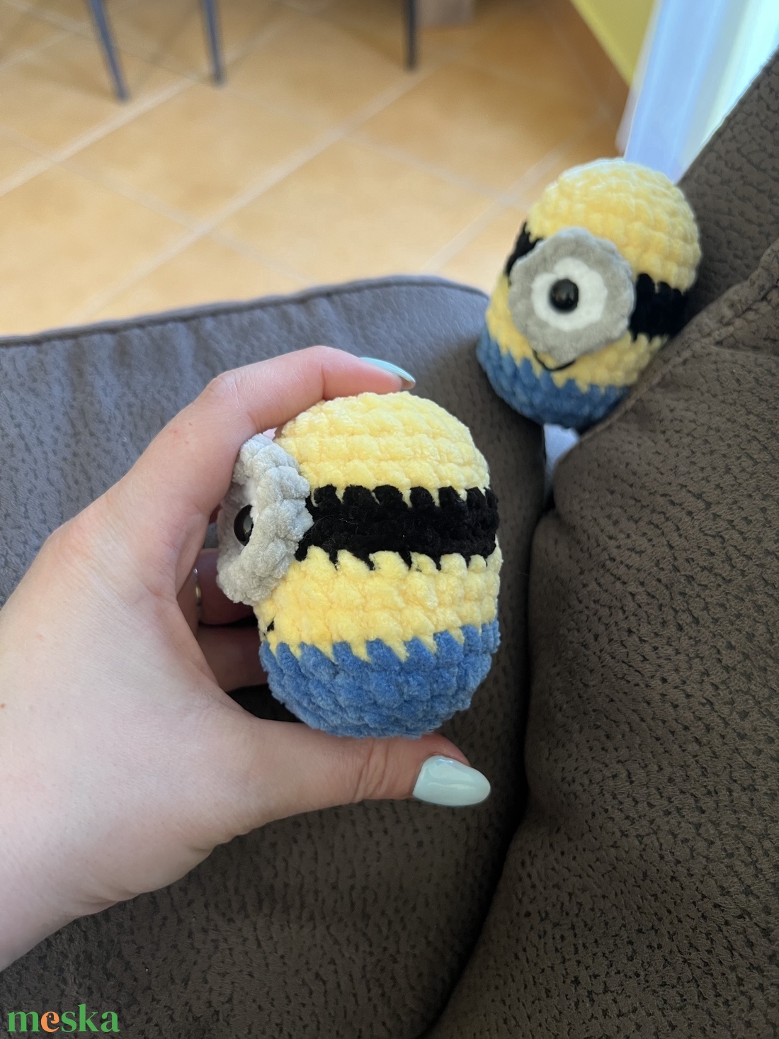 Mini horgolt minyon - játék & sport - plüssállat & játékfigura - plüss mesefigurák - Meska.hu Mini horgolt minyon - játék & sport - plüssállat & játékfigura - plüss mesefigurák - Meska.hu