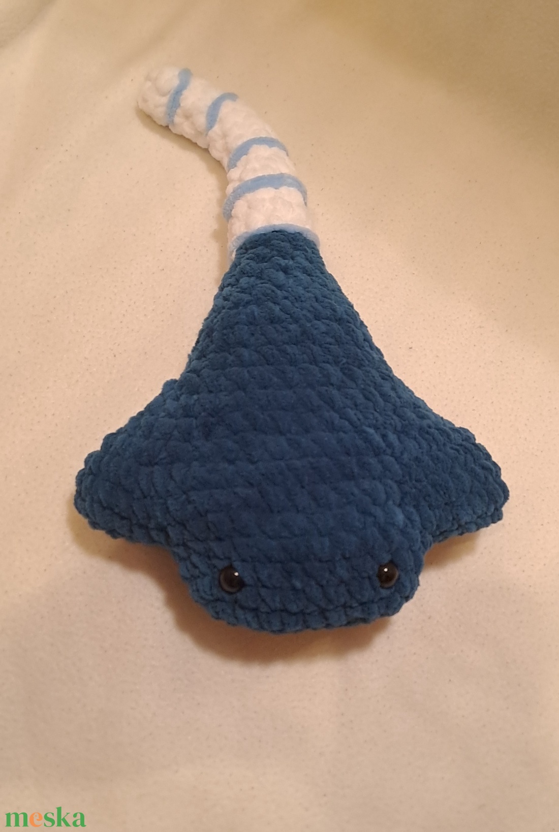 Horgolt plüss rája - játék & sport - plüssállat & játékfigura - más figura - Meska.hu