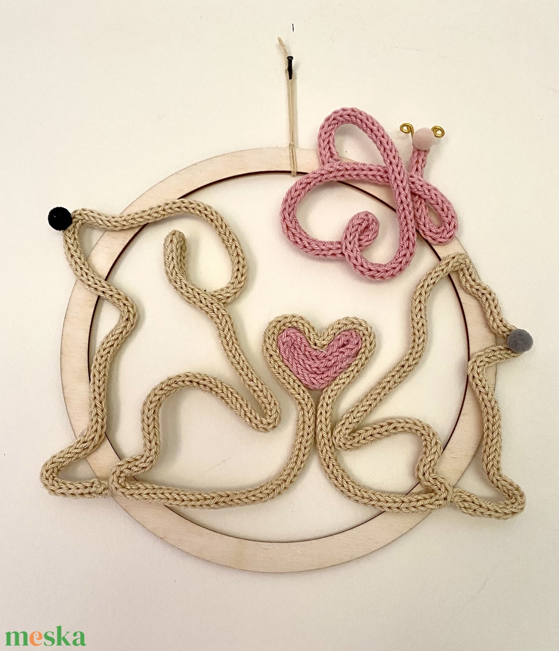 Faalapra készített falidísz - baba - mama - babaszoba dekoráció - babanév dekoráció - Meska.hu