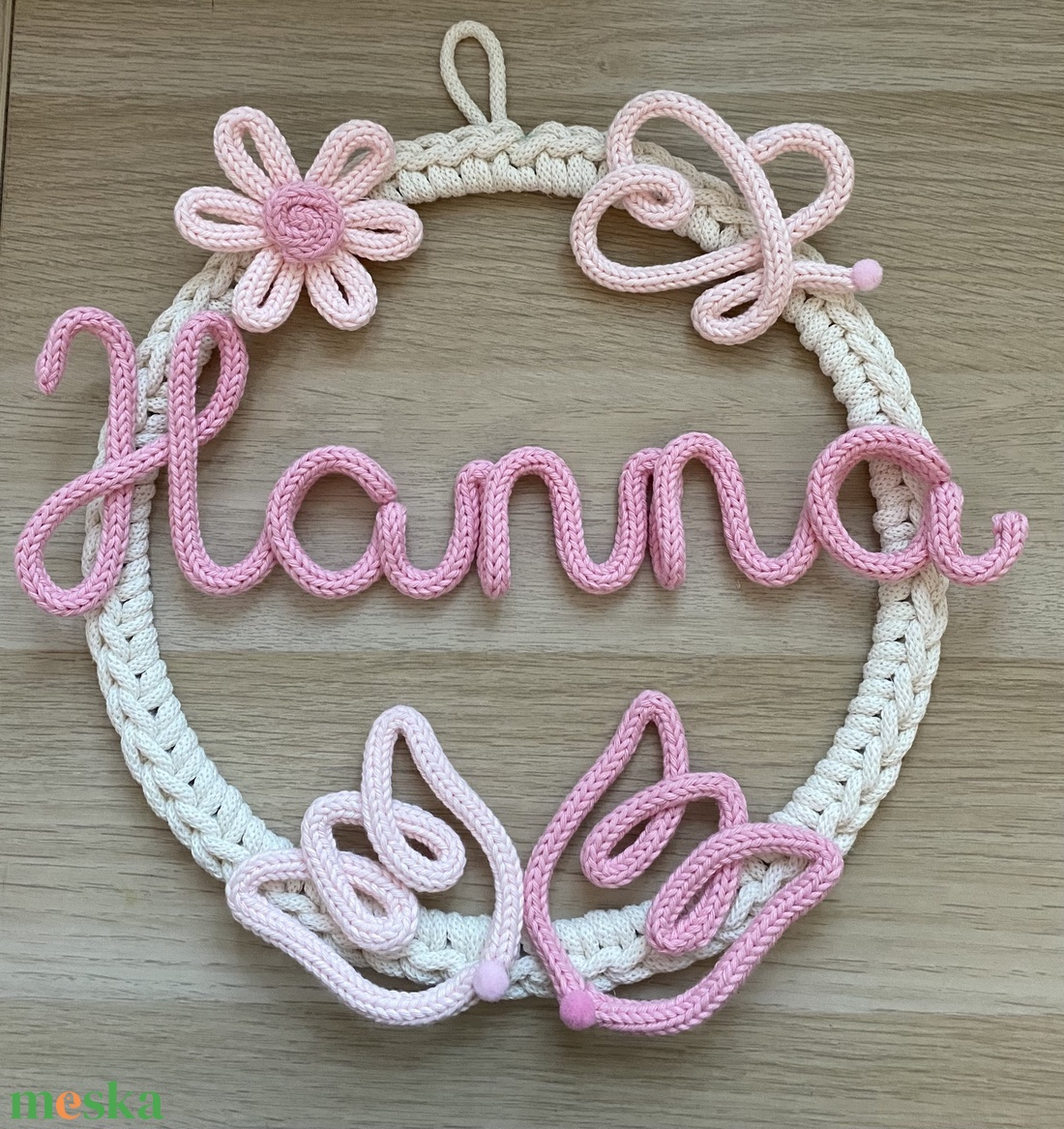 Falidísz egyedi válaszható felirattal - baba - mama - babaszoba dekoráció - babanév dekoráció - Meska.hu