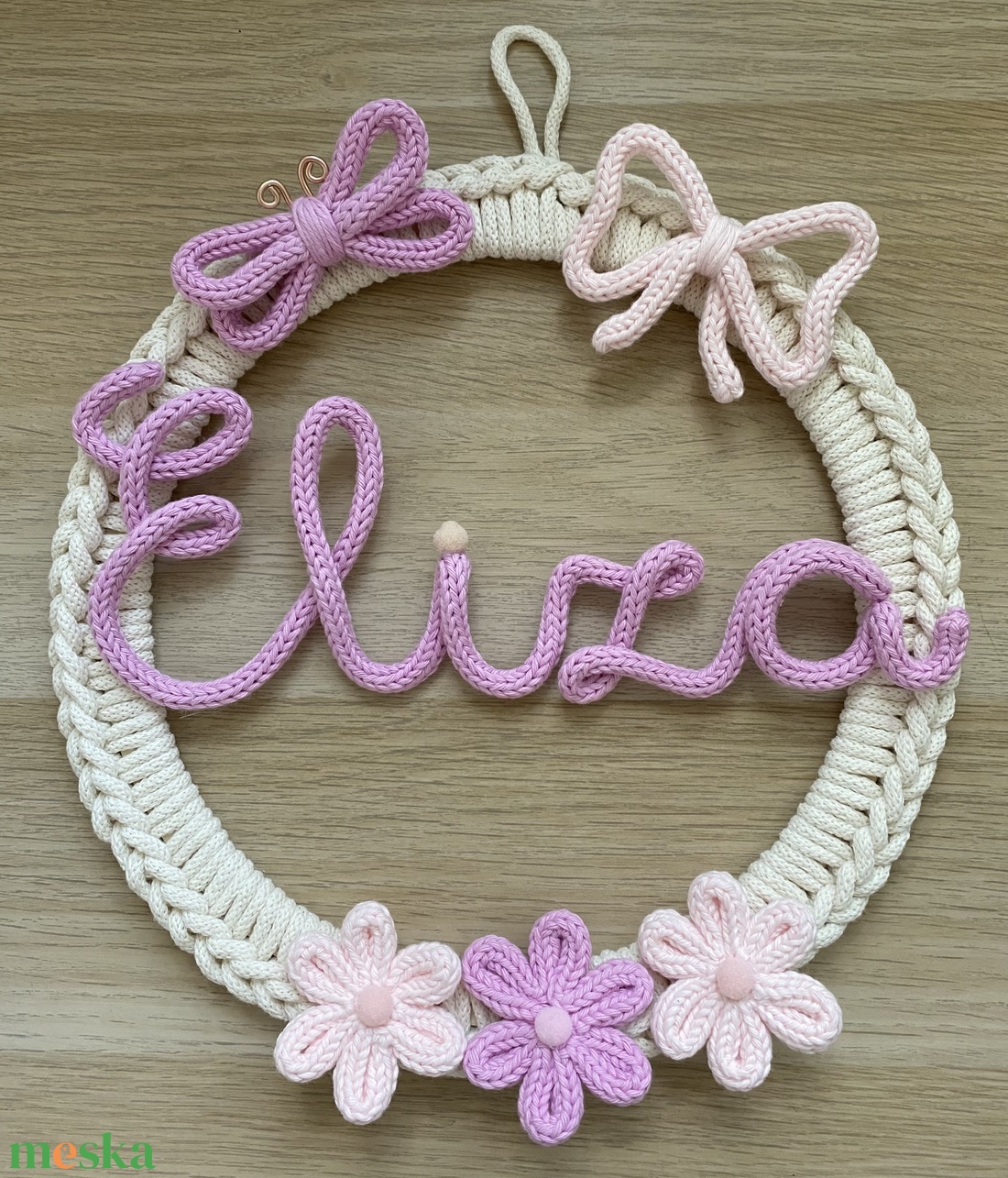 Falidísz egyedi válaszható felirattal - baba - mama - babaszoba dekoráció - babanév dekoráció - Meska.hu