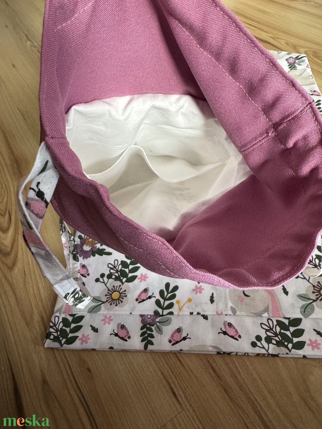 Nyuszi mintás ovis zsák és tornazsák szettben - játék & sport - ovis felszerelés - ovis szett - Meska.hu