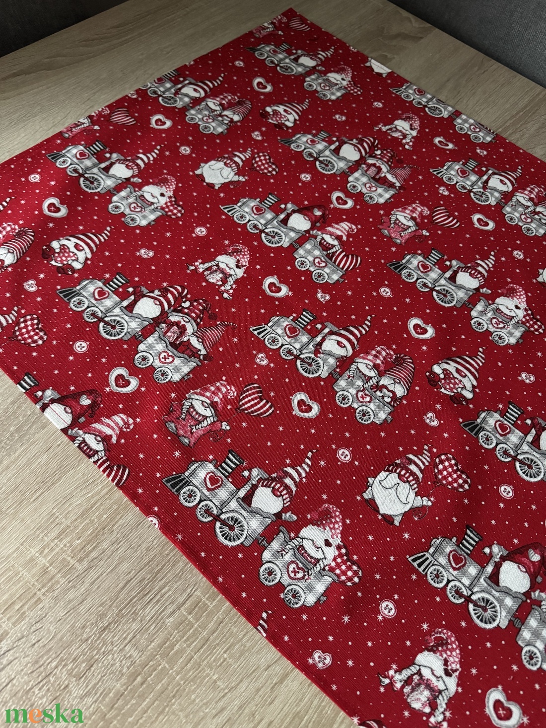 Karácsonyi asztali futó - karácsony - karácsonyi lakásdekoráció - ünnepi asztaldekoráció - Meska.hu