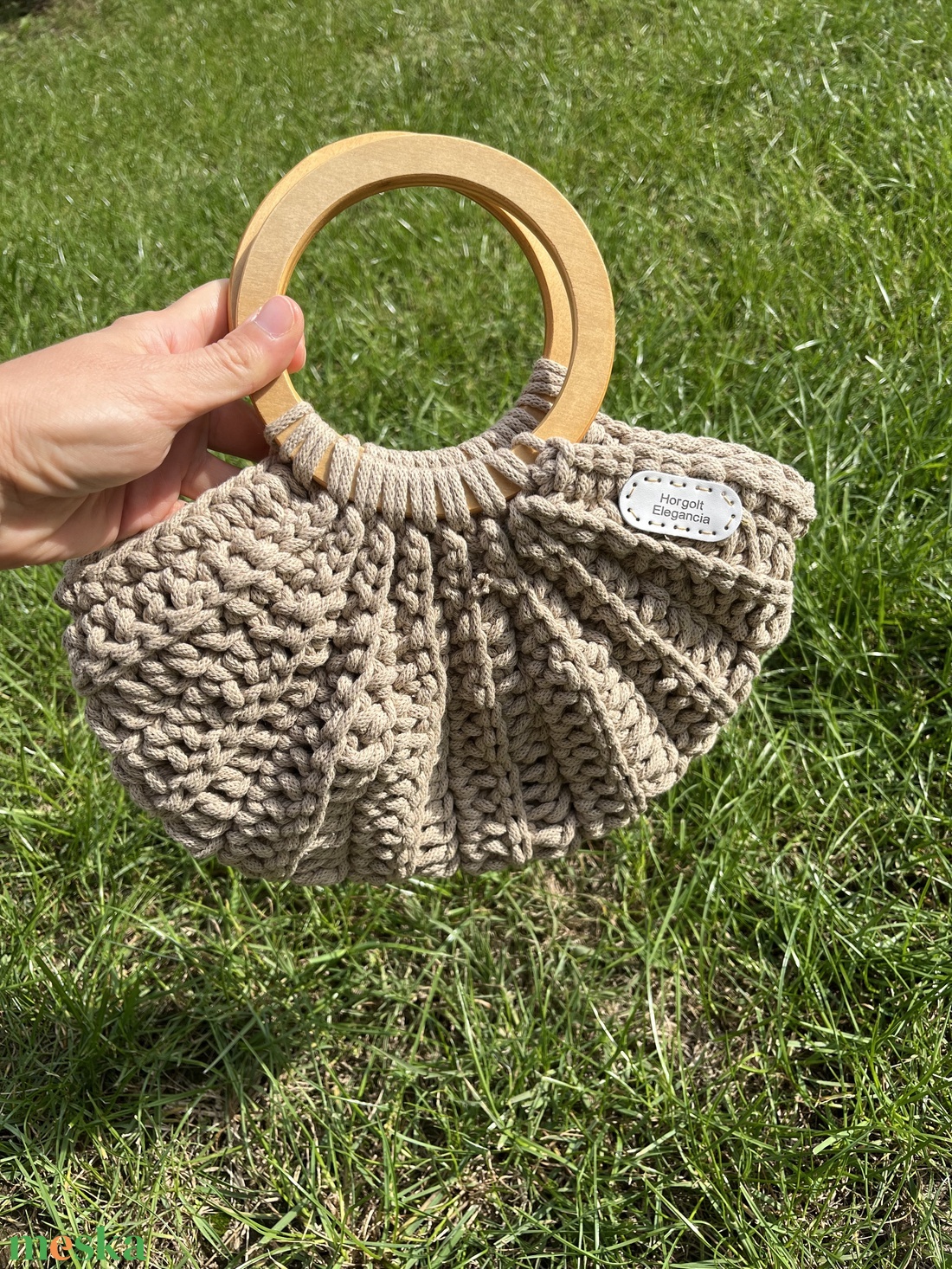 Kis kagylótáska - táska & tok - kézitáska & válltáska - nagy pakolós táska - Meska.hu