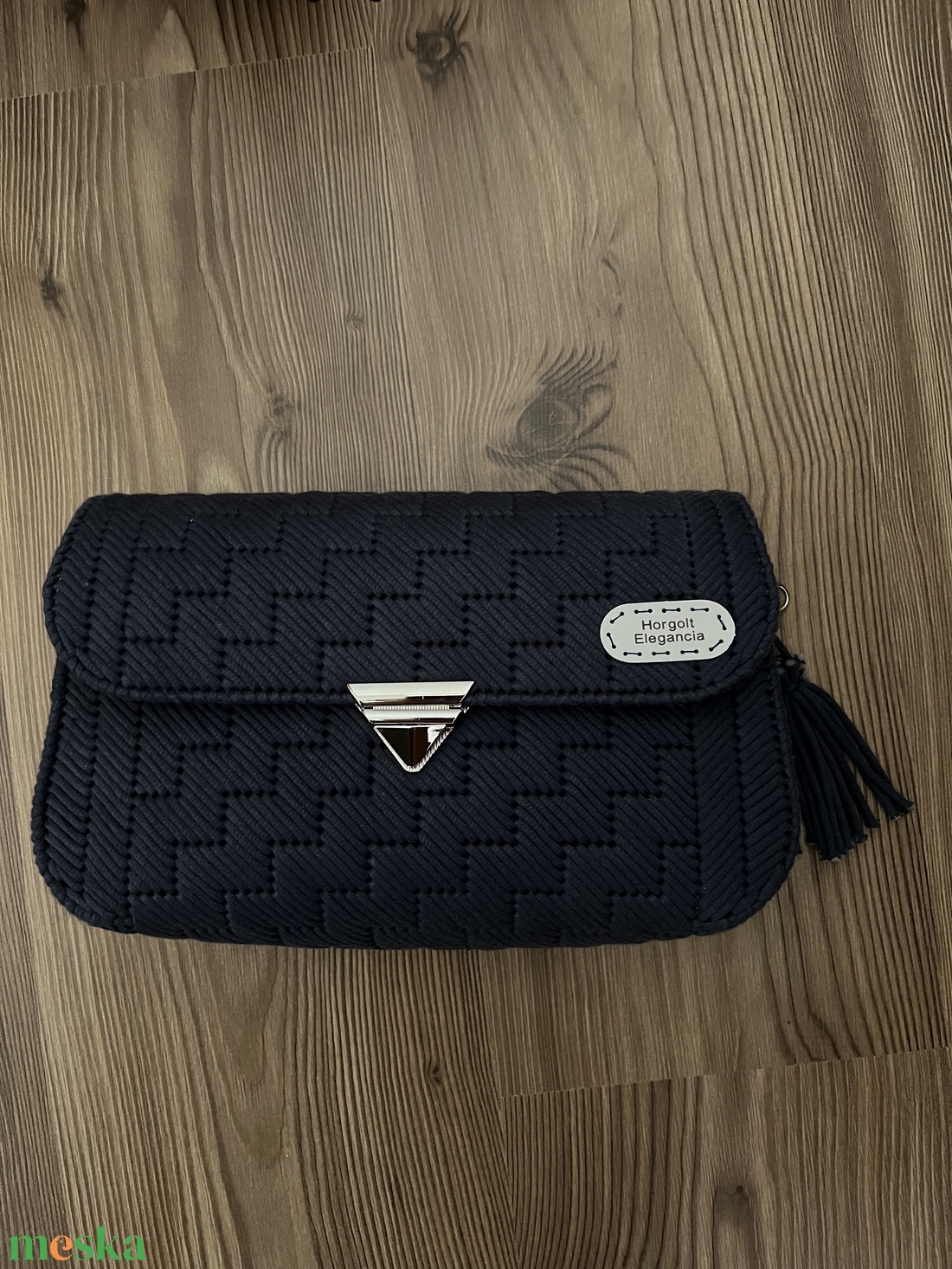 Elegáns nagy kanava táska - táska & tok - kézitáska & válltáska - alkalmi táska - Meska.hu