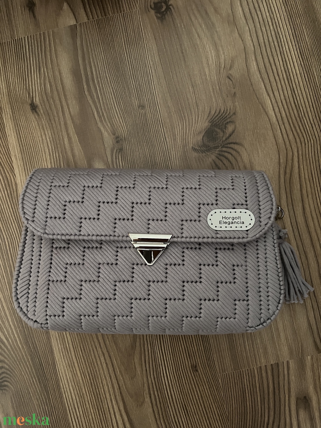 Elegáns nagy kanava táska - táska & tok - kézitáska & válltáska - alkalmi táska - Meska.hu