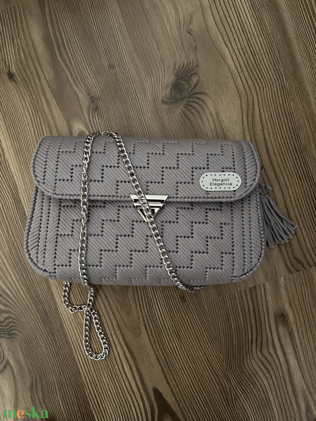 Elegáns nagy kanava táska - táska & tok - kézitáska & válltáska - alkalmi táska - Meska.hu