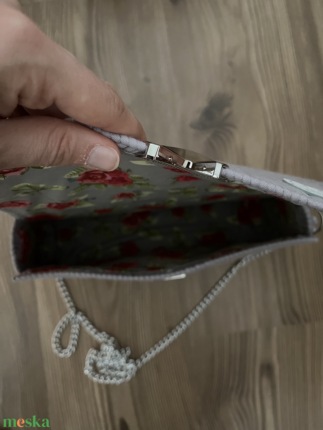 Elegáns nagy kanava táska - táska & tok - kézitáska & válltáska - alkalmi táska - Meska.hu