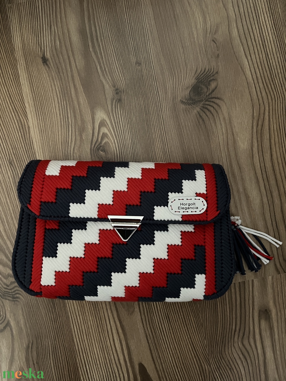 Elegáns nagy kanava táska - táska & tok - kézitáska & válltáska - alkalmi táska - Meska.hu