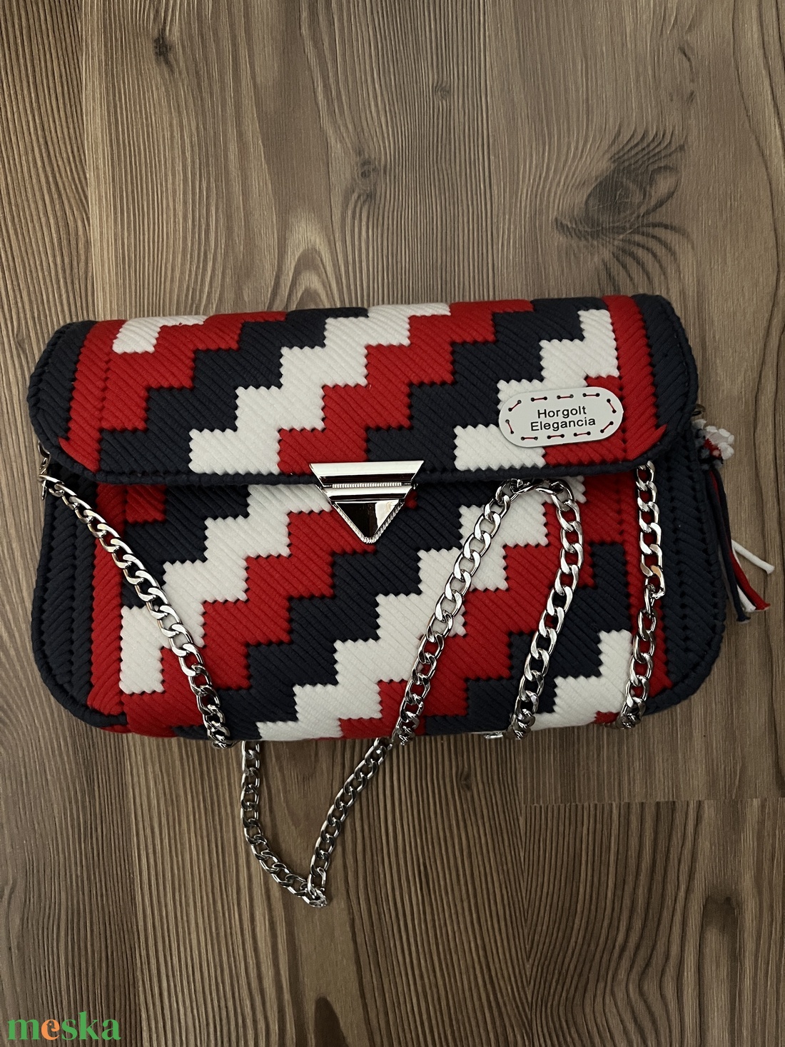 Elegáns nagy kanava táska - táska & tok - kézitáska & válltáska - alkalmi táska - Meska.hu