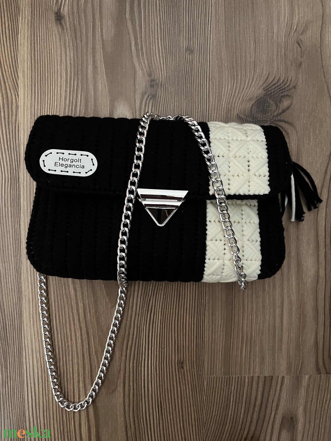 Közepes kanava táska - táska & tok - kézitáska & válltáska - alkalmi táska - Meska.hu