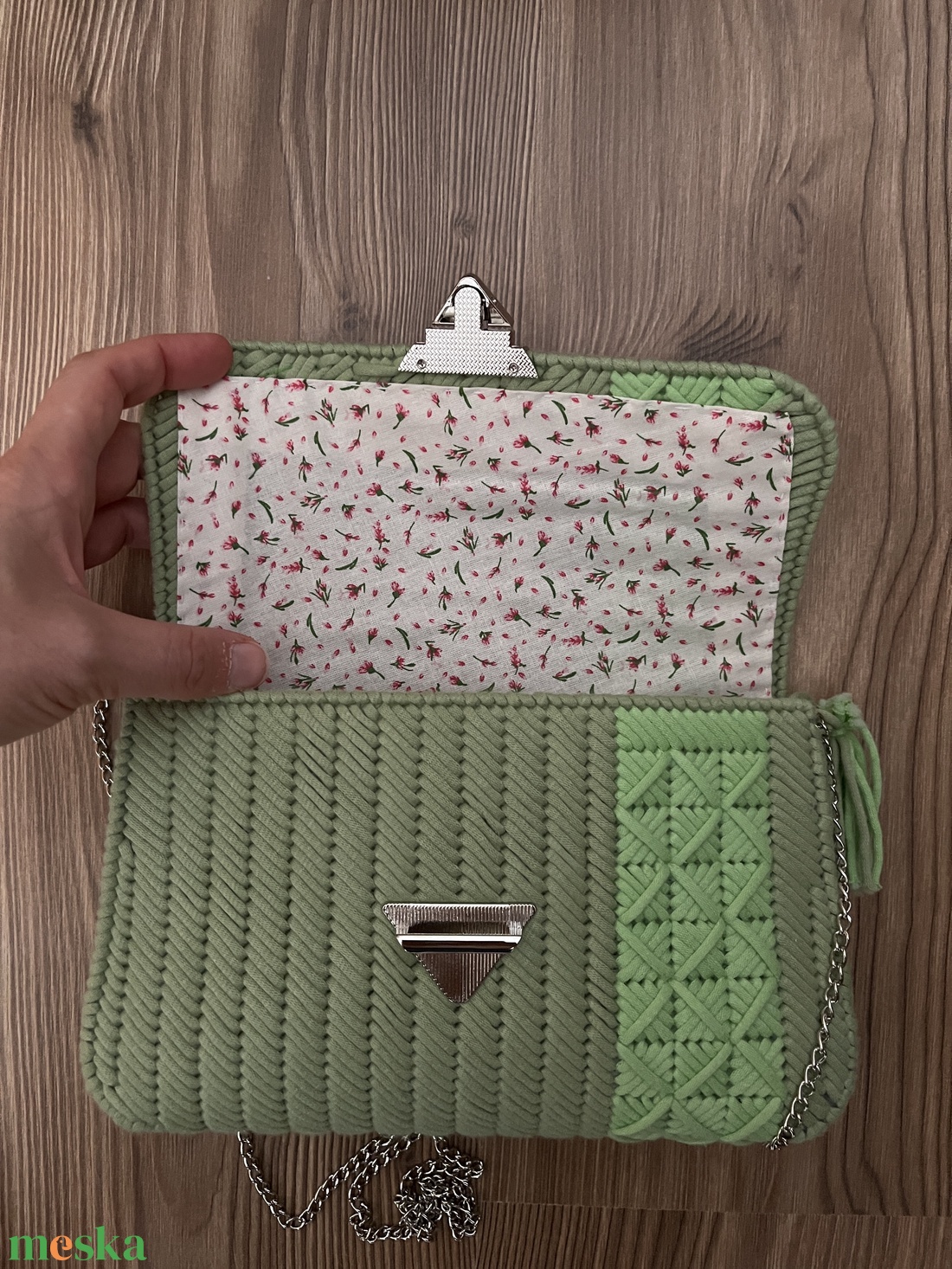 Közepes kanava táska - táska & tok - kézitáska & válltáska - alkalmi táska - Meska.hu