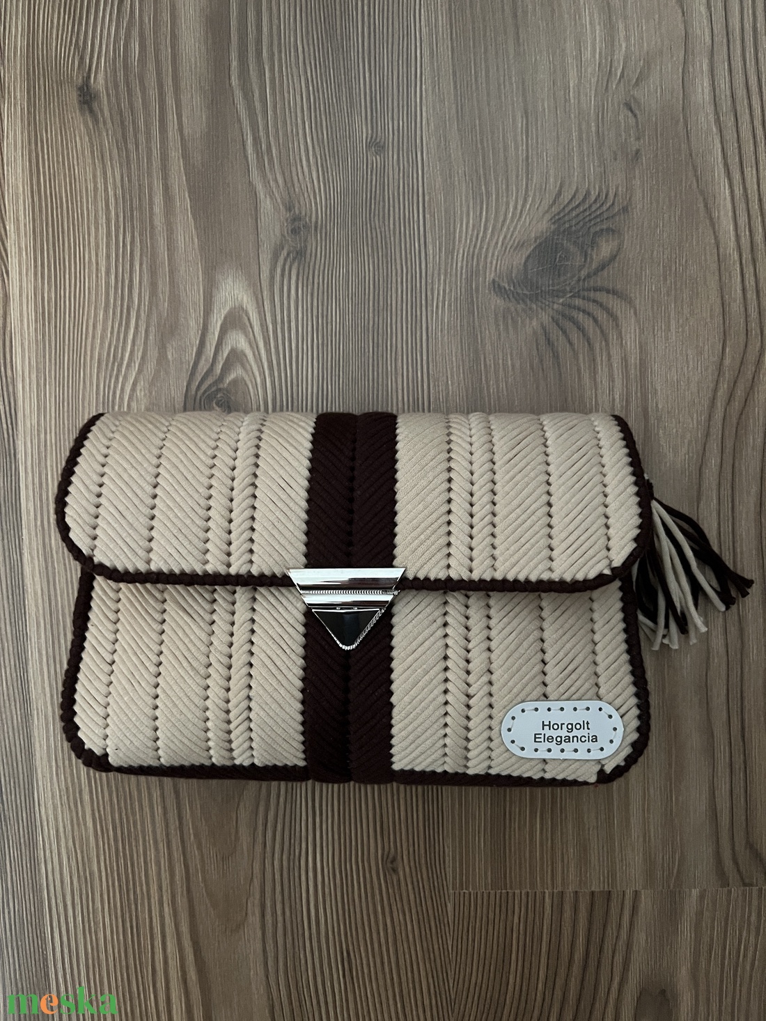 Közepes kanava táska - táska & tok - kézitáska & válltáska - alkalmi táska - Meska.hu