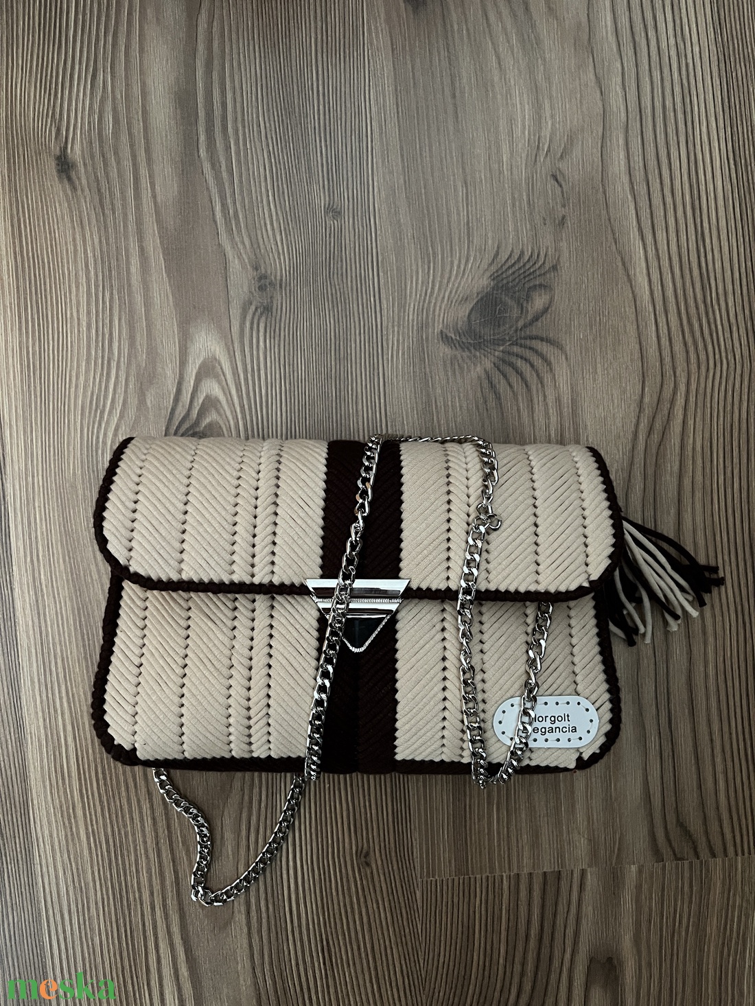 Közepes kanava táska - táska & tok - kézitáska & válltáska - alkalmi táska - Meska.hu