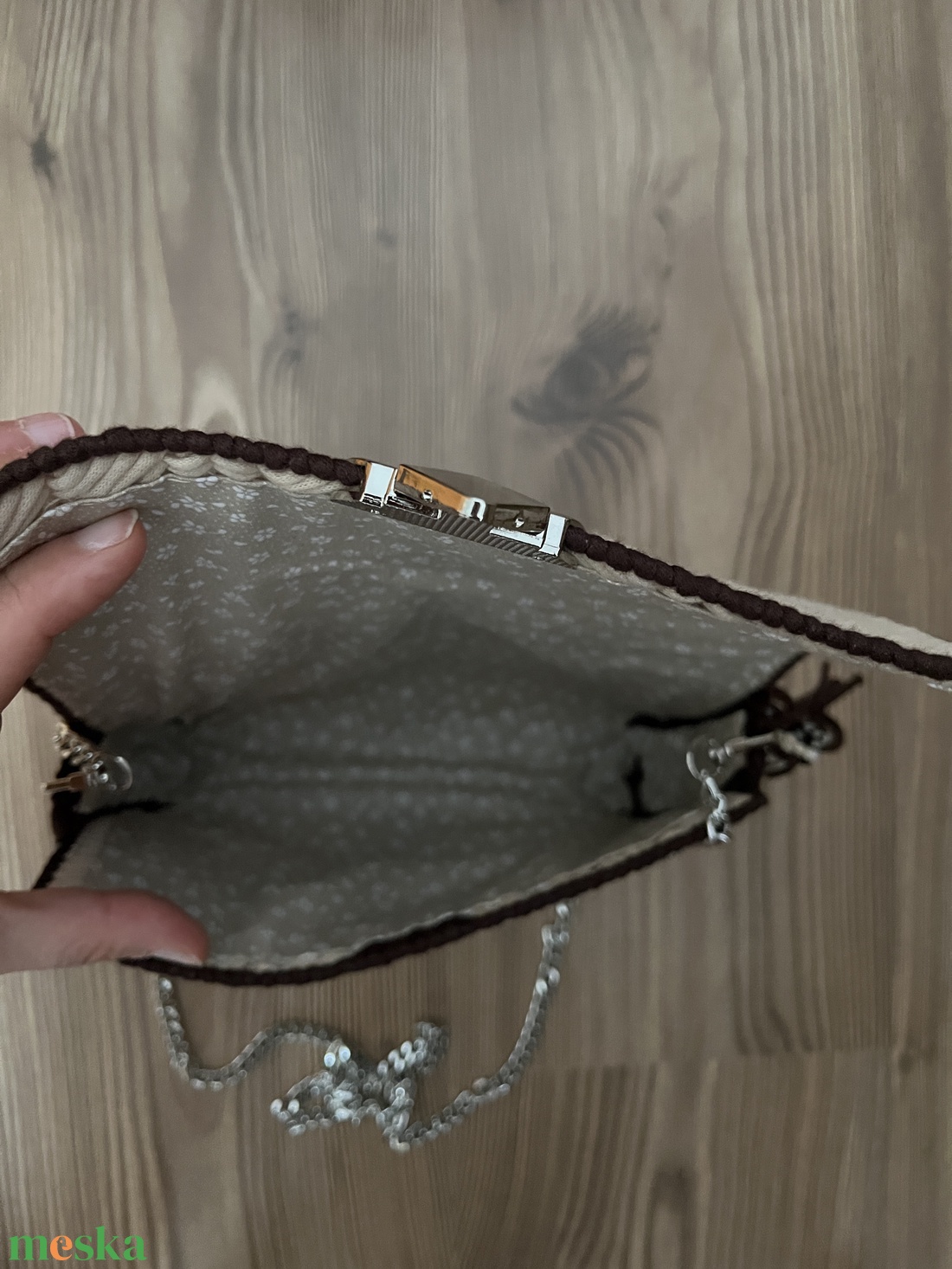 Közepes kanava táska - táska & tok - kézitáska & válltáska - alkalmi táska - Meska.hu