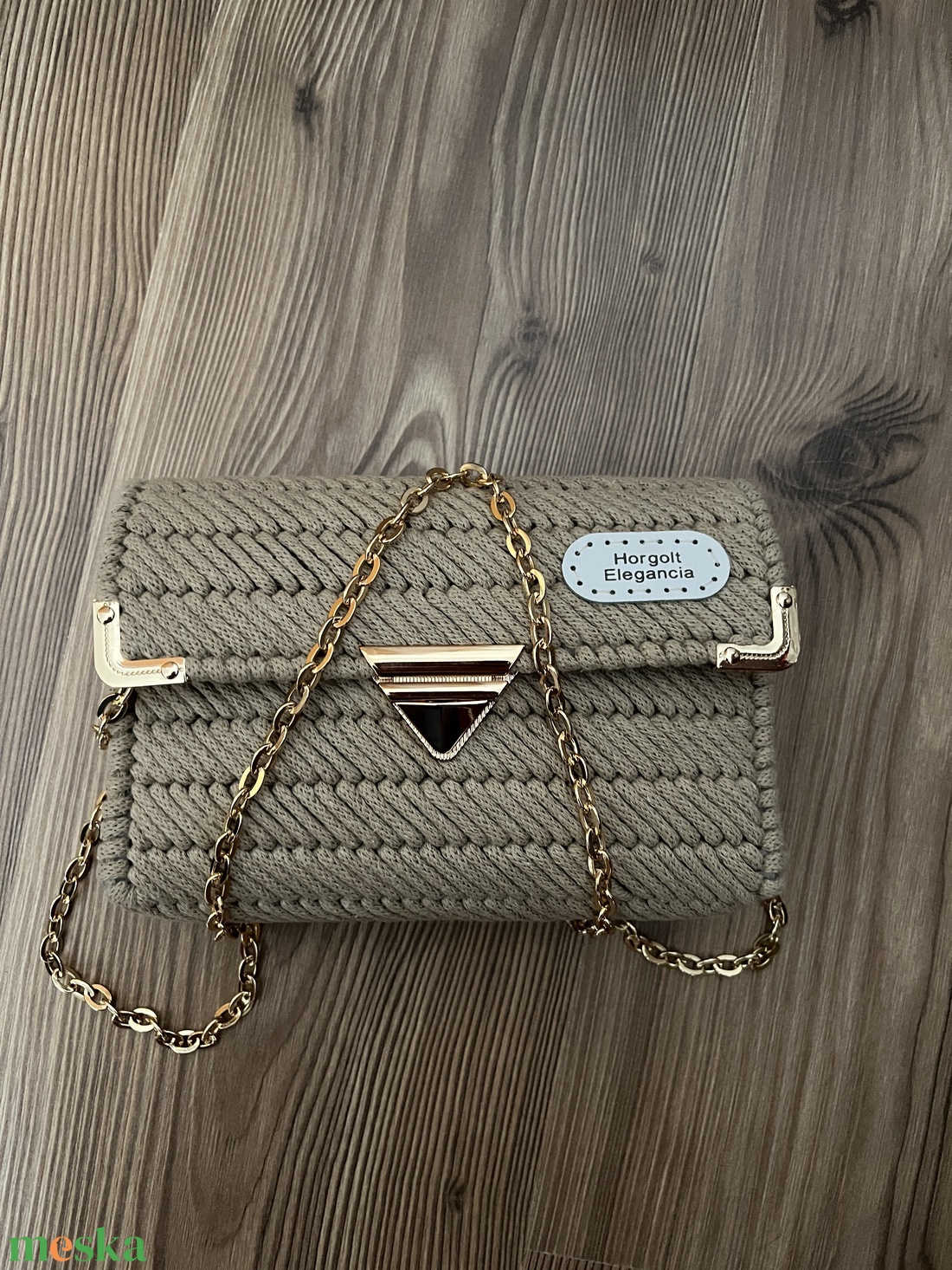 Zainórfonallal fűtött kanava táska - táska & tok - kézitáska & válltáska - alkalmi táska - Meska.hu